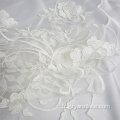 Dentelle de broderie blanche Africa Tulle Lace